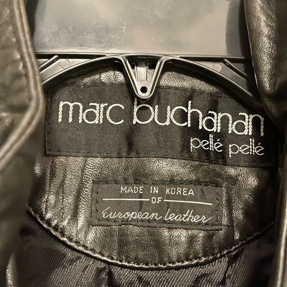 Marc Buchanan Pelle Pelle Vintage European Leather Longline Coat - Picture 14 of 16